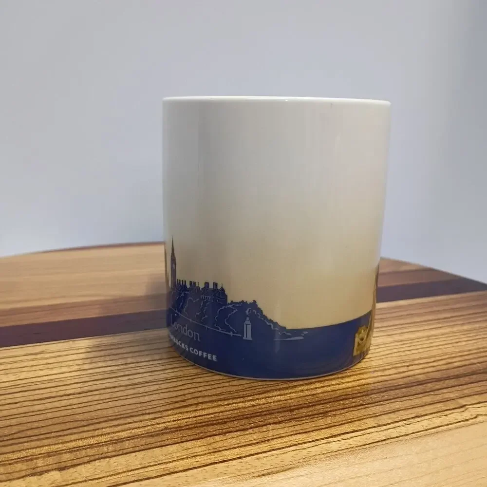 2010 Starbucks London Global Icon Series Collector Mug Blue, 16oz